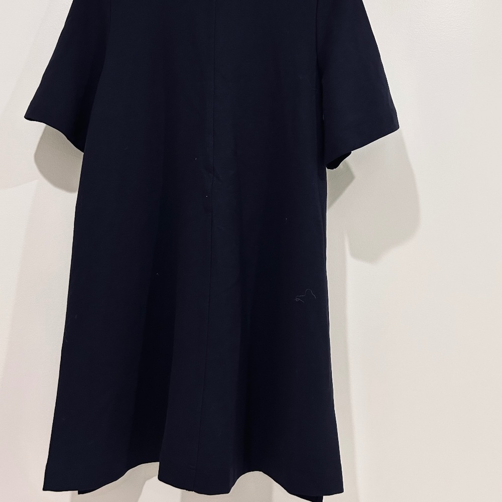 COS Polo Button-Down Navy Dress, Business-Casual, Everyday Outfit. - Picture 3 of 5